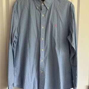 Ralph Lauren Blue Casual Button Down Shirt